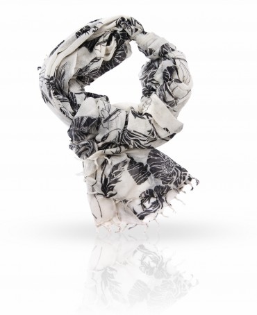 Палантин Женский W-MUSHROOM/WH